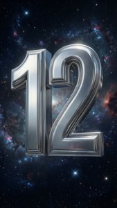 Metallic 12 in Space