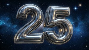 Metallic 25 in Space
