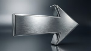 Metallic 3D Arrow