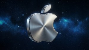 Metallic App Store in Space