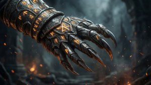 Metallic Bear Claw Gauntlet