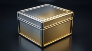 Metallic Box Outline
