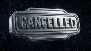 Metallic Cancelled Badge