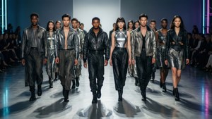 Metallic Catwalk Strut