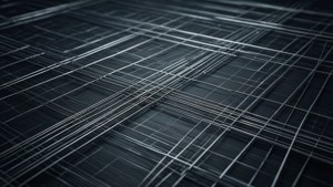 Metallic Charcoal Grid