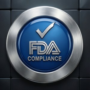 Metallic Compliance Badge