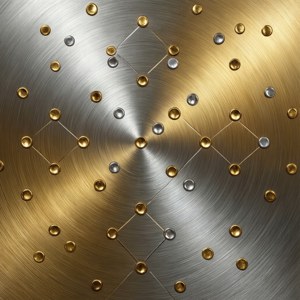 Metallic Dot Geometry