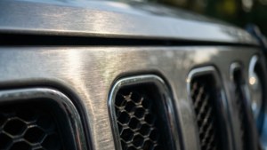 Metallic Jeep Grille Texture
