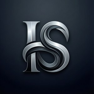 Metallic Monogram Hearsay