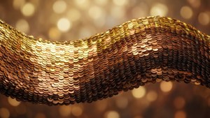 Metallic Wave Gold