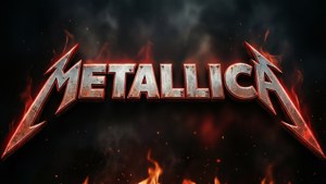 Metallica Rust Text Logo