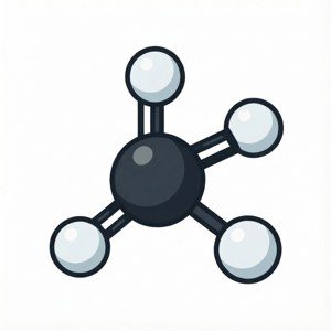 Methane Molecule Icon