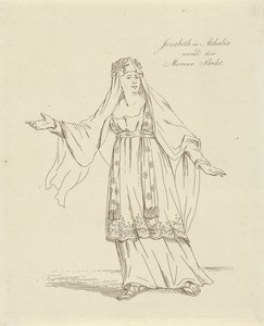 Mevrouw Sardet in de rol van Josabeth