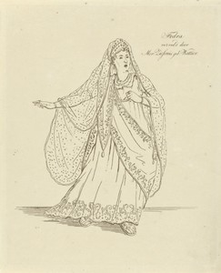 Mevrouw Ziesenis in de rol van Fedra