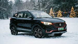 MG ZS Winter Wonderland