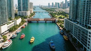 Miami River Aerial