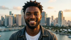 Miami Sunset Smile