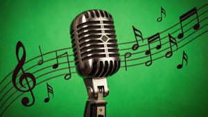 Mic and Music Notes