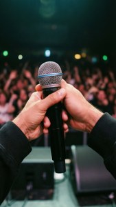 Mic in Hands