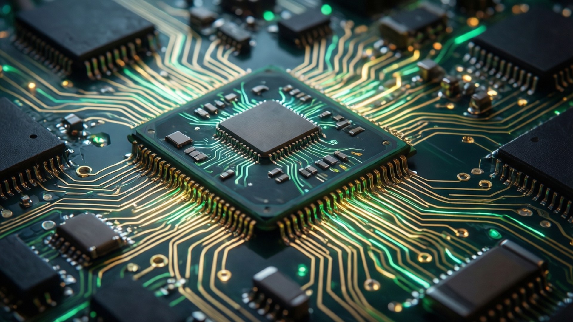 Microchip Pathways by Wallpapers.art Studio