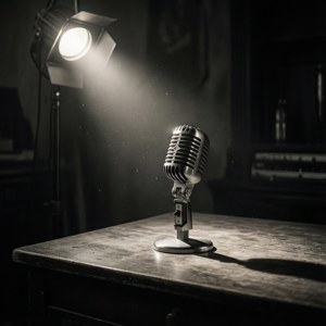 Microphone in Spotlight