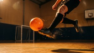 Mid-Air Futsal Kick