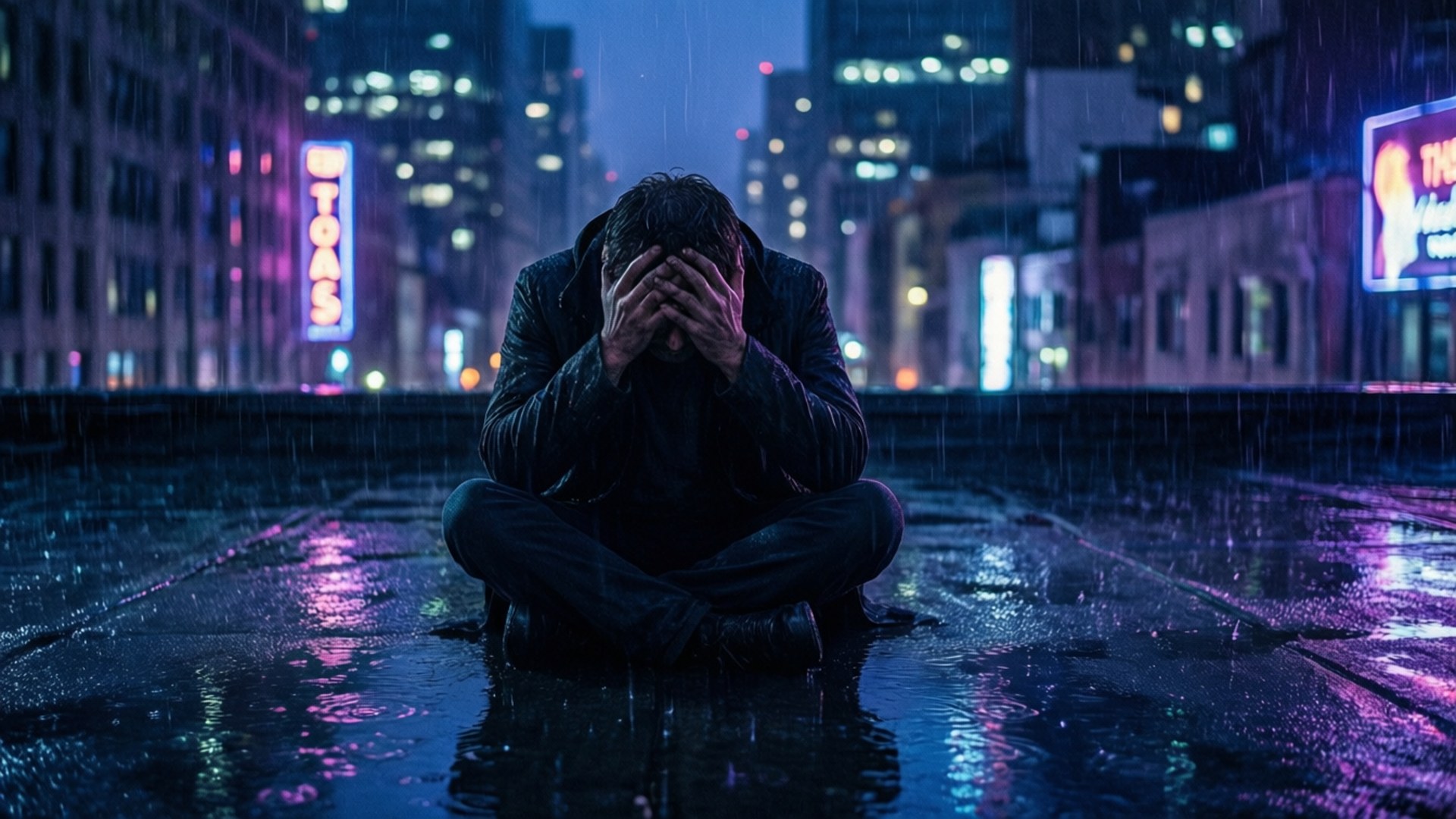 Midnight City Sorrow by Wallpapers.art Studio