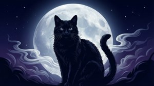 Midnight Moon Cat