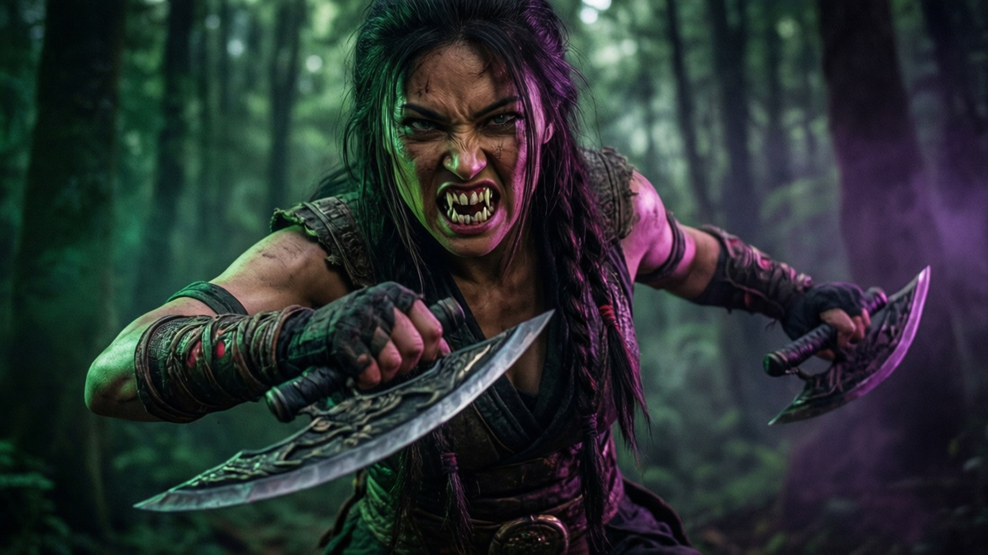 Mileena's Forest Menace by Wallpapers.art Studio