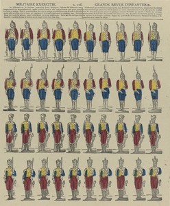 Militaire exercitie / Grande revue d'infanterie