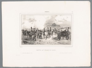 Militaire parade op de Champ-de-Mars