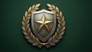 Military Shield Guarantee Badge
