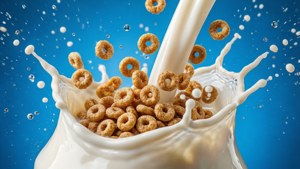 Milk Splash Cheerios