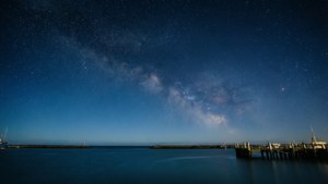 Milky Way Over Harbour