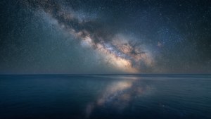 Milky Way Over Ocean