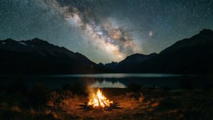 Milky Way Over the Peaks