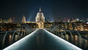 Millennium Bridge Night