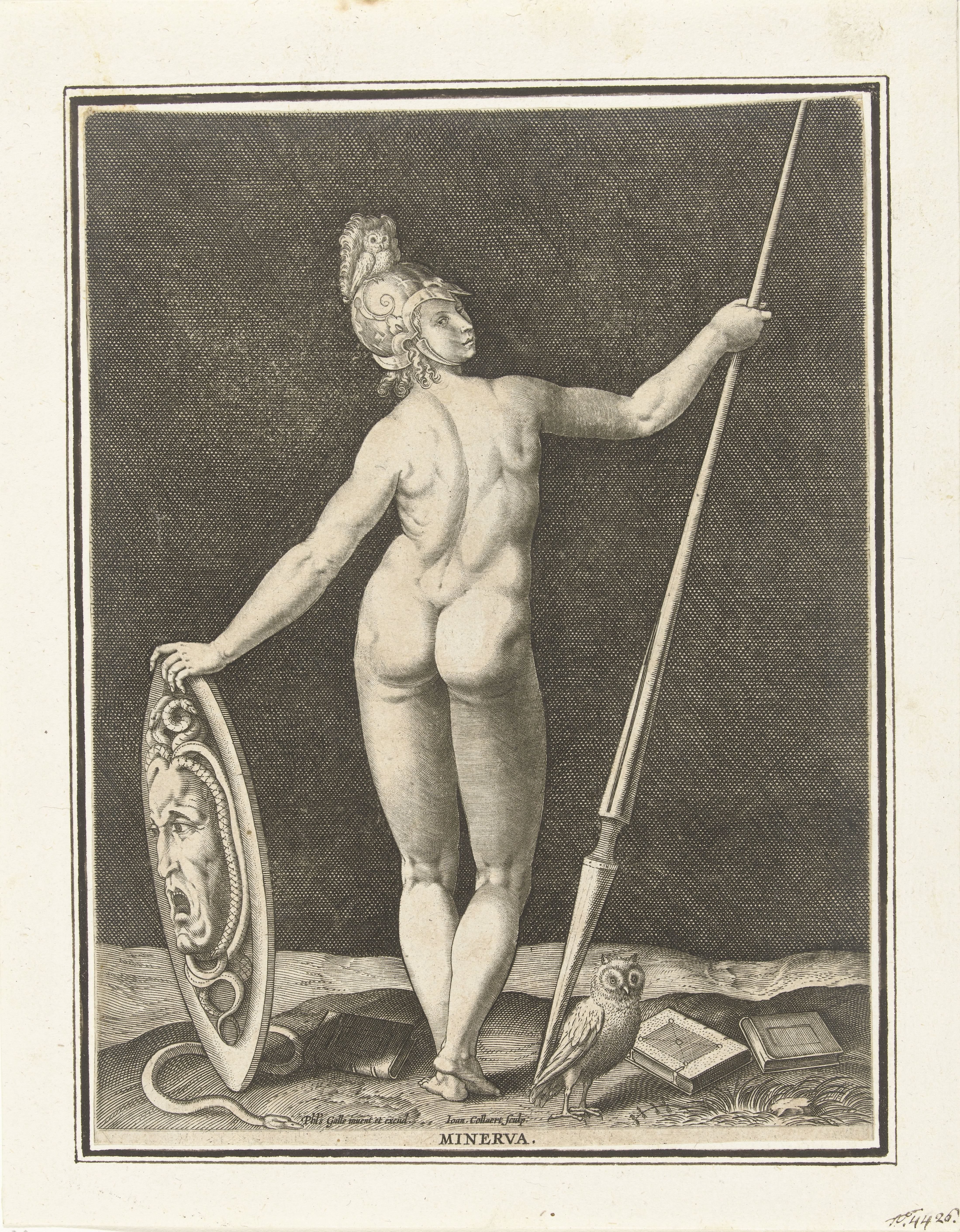 Minerva by Jan Collaert (II)