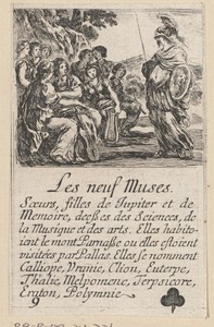 Minerva en de negen Muzen