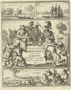 Minerva en Mercurius, omringd door spelende kinderen