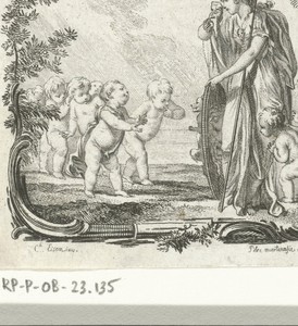Minerva en putti