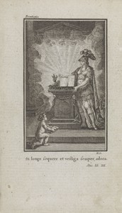 Minerva presenteert het boek Telemaque