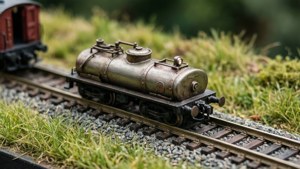 Miniature Gas Tank Diorama
