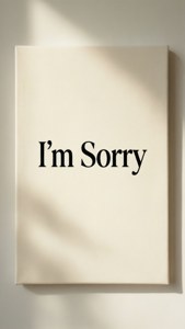 Minimal Apology Text