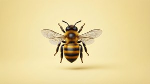 Minimal Bee Emoji