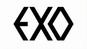 Minimal Black Exo Logo