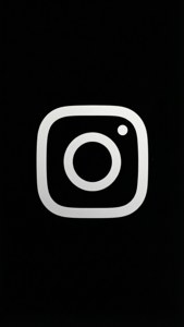 Minimal Black Instagram Logo