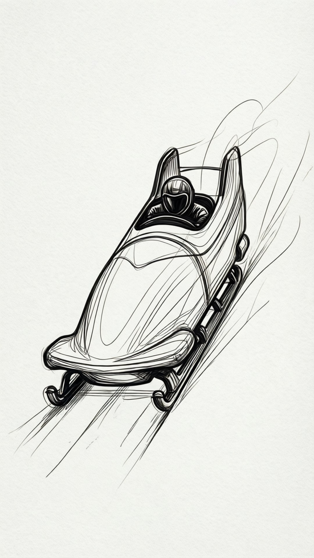 Minimal Bobsleigh by Wallpapers.art Studio