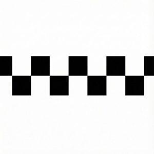 Minimal Checkered Line