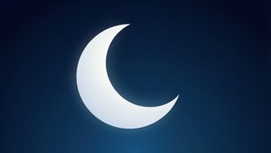 Minimal Crescent Night